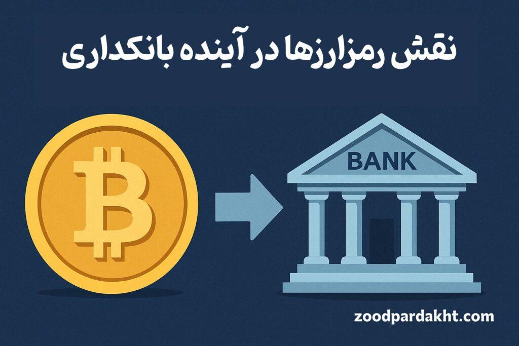 زودپرداخت-zoodpardakht/نقش رمزارزها در آینده بانکداری و احتمال حذف بانک‌ها با ظهور بیت‌کوین