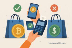 زودپرداخت-zoodpardakht/پرداخت با بیت‌کوین به جای دلار در فروشگاه‌ها