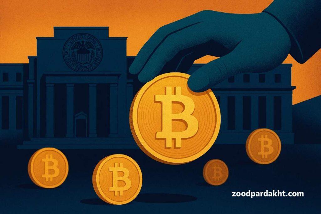زودپرداخت-zoodpardakht/تصویر بانک مرکزی آمریکا و نقش آن در حوزه ارزهای دیجیتال و بیت‌کوین