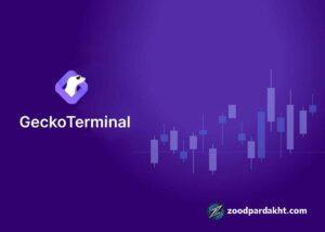 زودپرداخت-zoodpardakht/تصویر معرفی GeckoTerminal همراه با نمودار کندل‌استیک